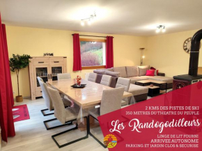 Les Randogodilleurs avec Jacuzzi à 2kms des pistes et 350m du Théatre du Peuple !